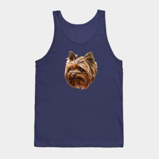 Yorkshire Terrier - Yorkie Dog Face Tank Top